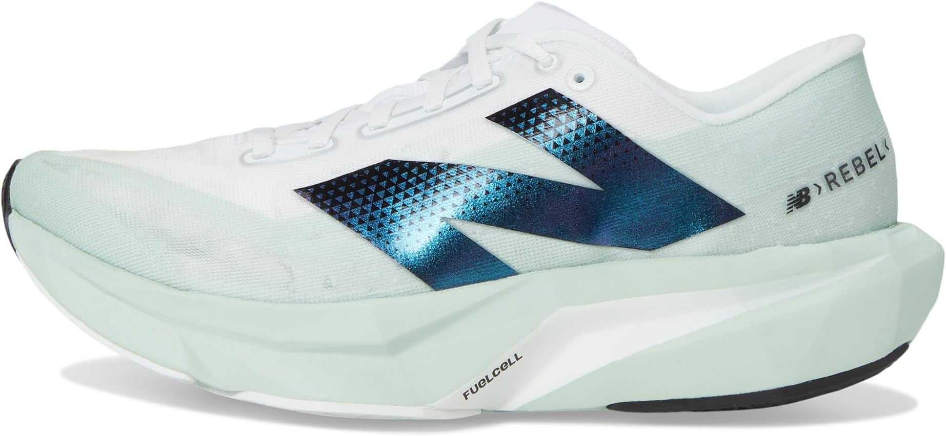 Кроссовки New Balance FuelCell Rebel v4, цвет Clay Ash/White/Black — фото 4