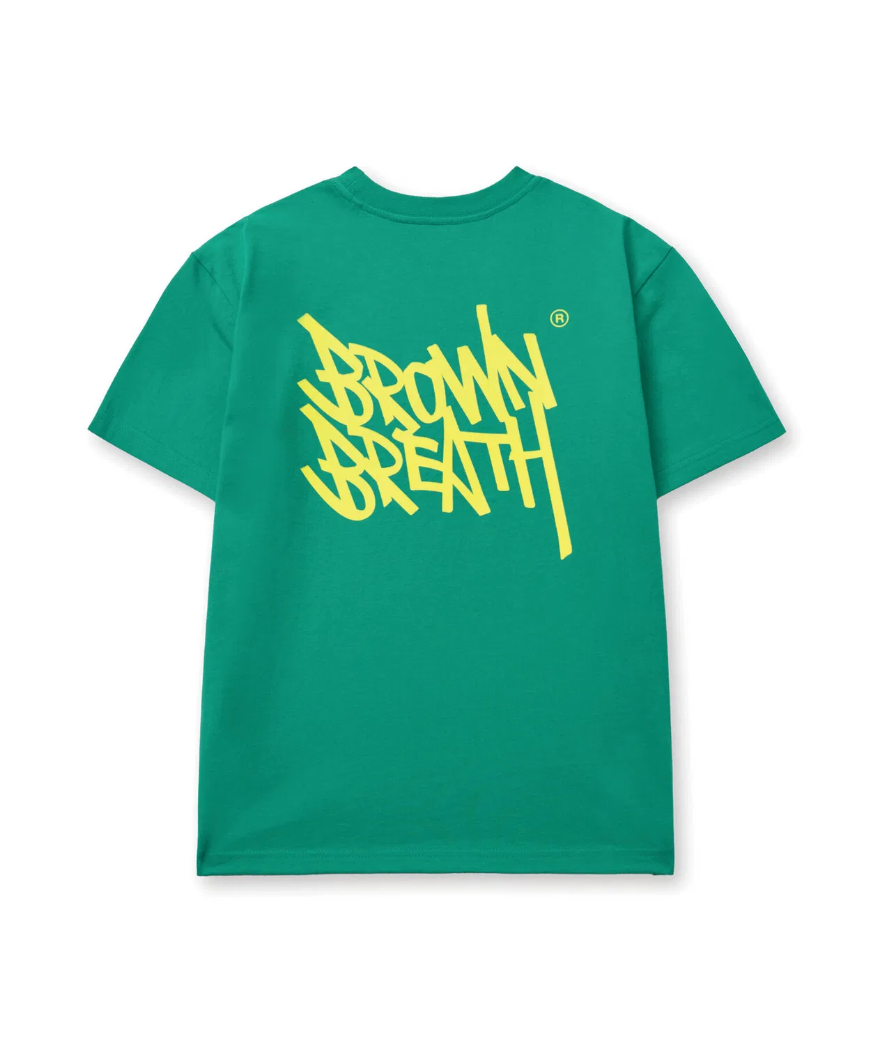 Детская зелёная футболка Kids Tag Tee от Brownbreath Kids — фото 2