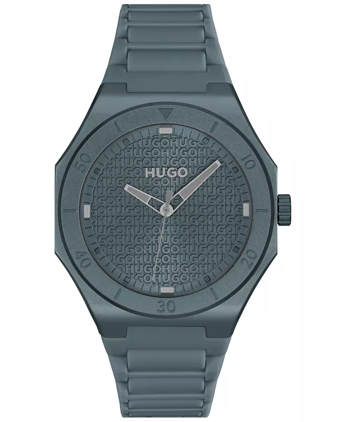 

Мужские часы Grail Light Quartz Blue с силиконовым ремешком, 42 мм Hugo Boss