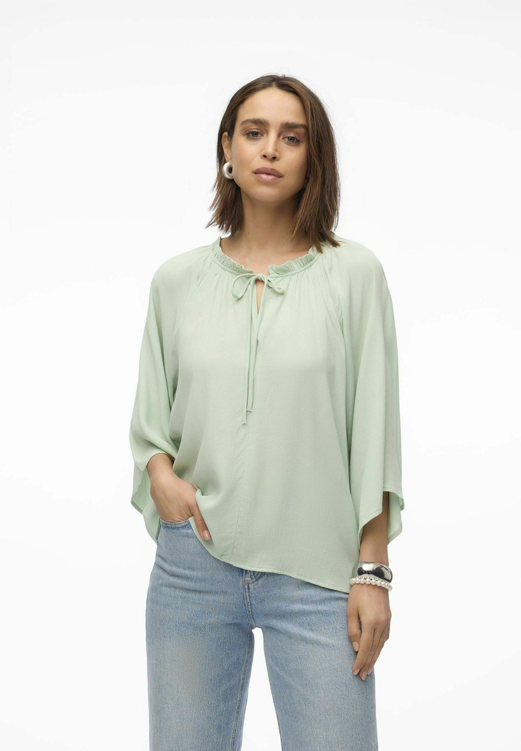 

Блуза JANNI Vero Moda, светло-зеленый