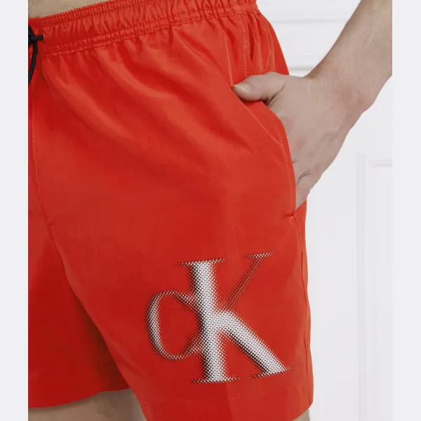 Купальные шорты стандартного кроя Calvin Klein, красный — фото 3