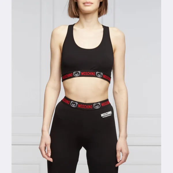 

Облегающий топ Moschino, черный