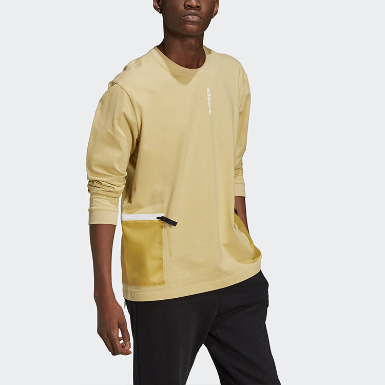 Футболка adidas originals G Outd Ls Tee Contrasting Colors Pocket Sports Long Sleeves H09364 — фото 4