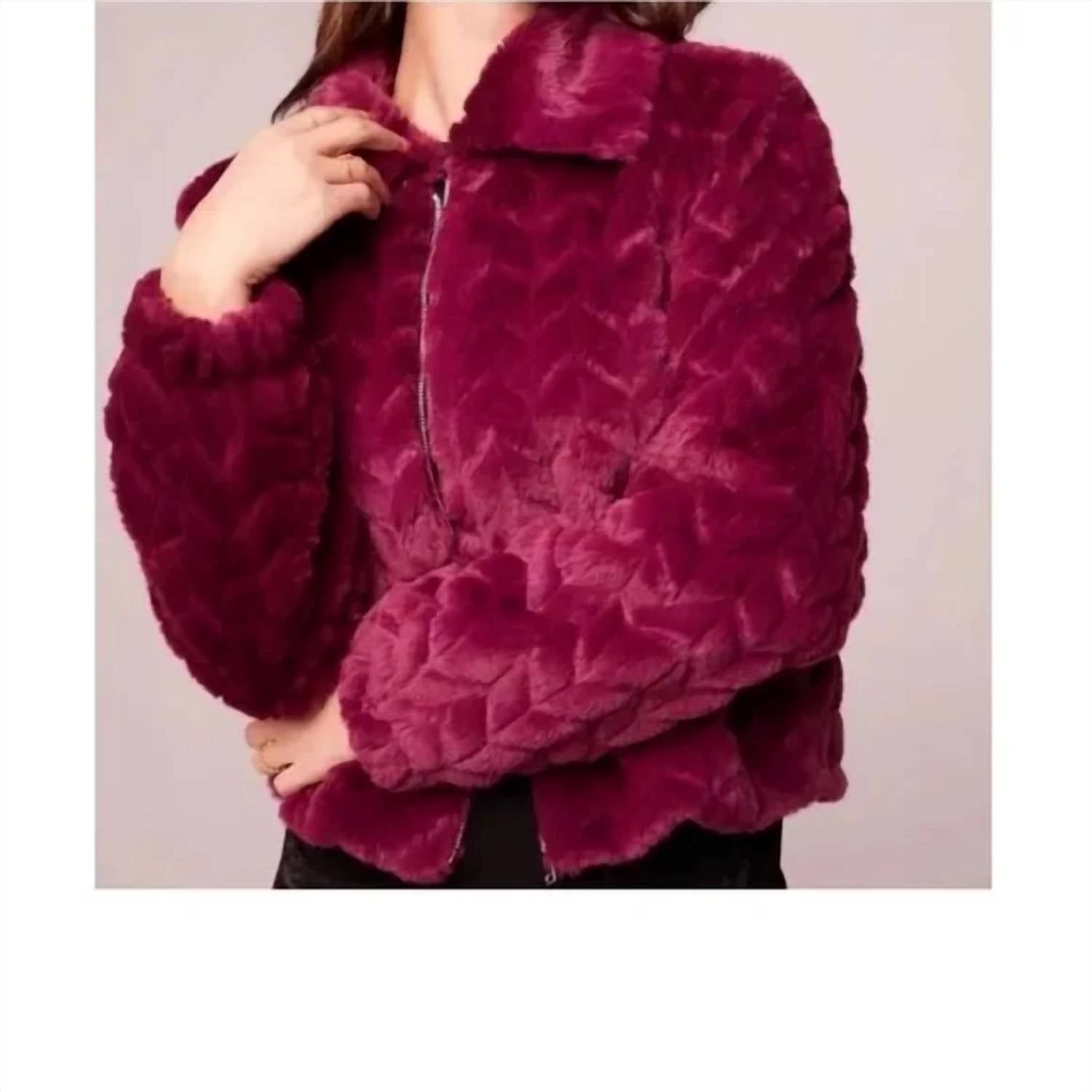 

Вал Фолс куртка в цвете баклажан Band Of Gypsies, Eggplant