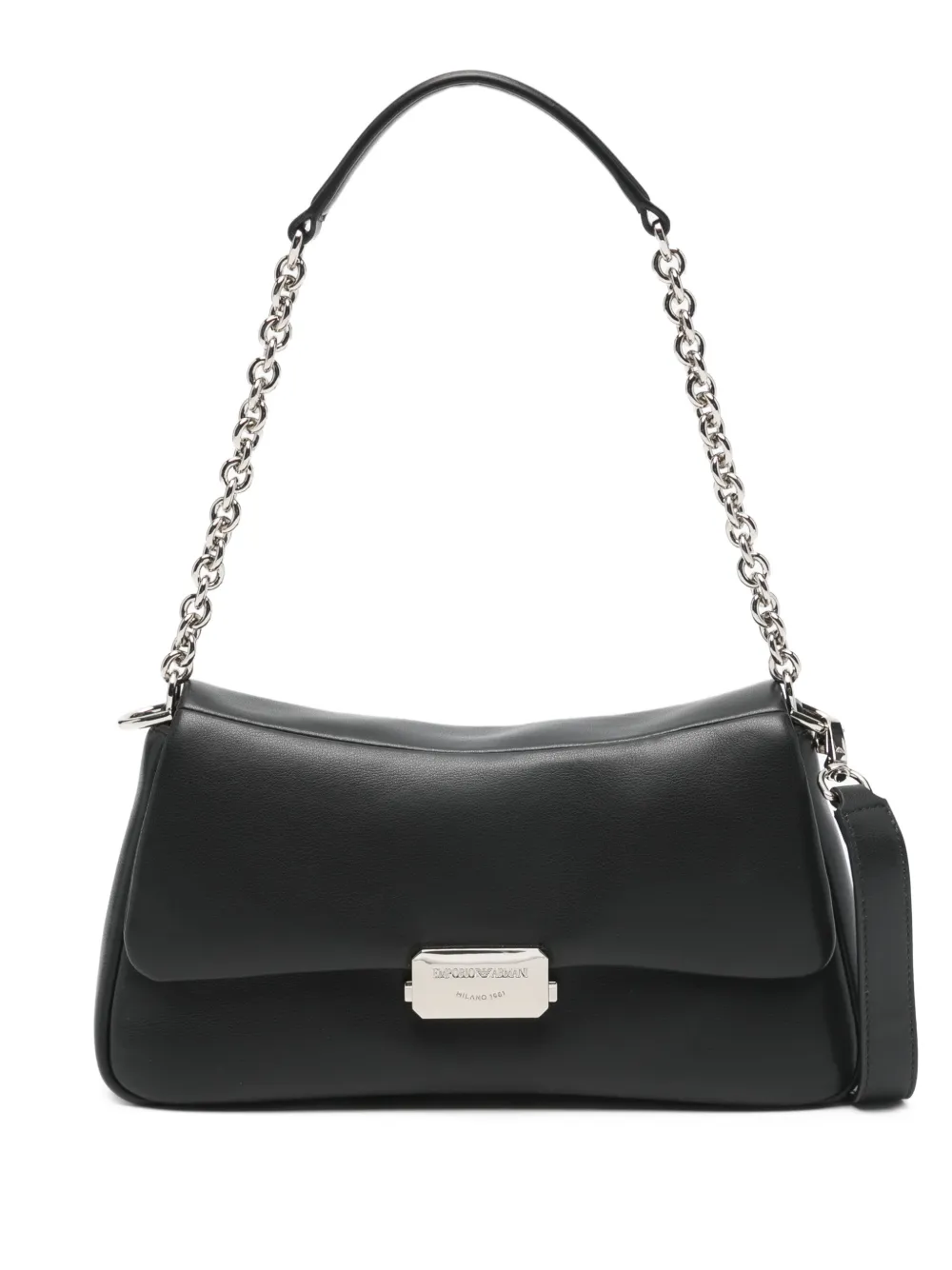 

Сумка-тоут на цепочке Emporio Armani, черный