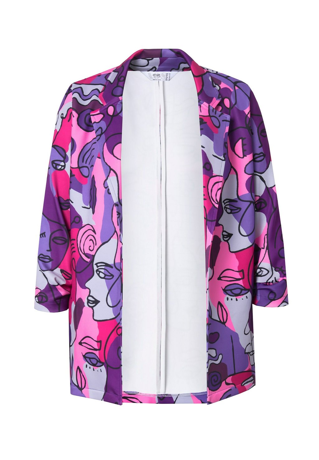 

Блейзер 3/4 SLEEVE OPEN FRONT ALL OVER Angel of Style, розовый