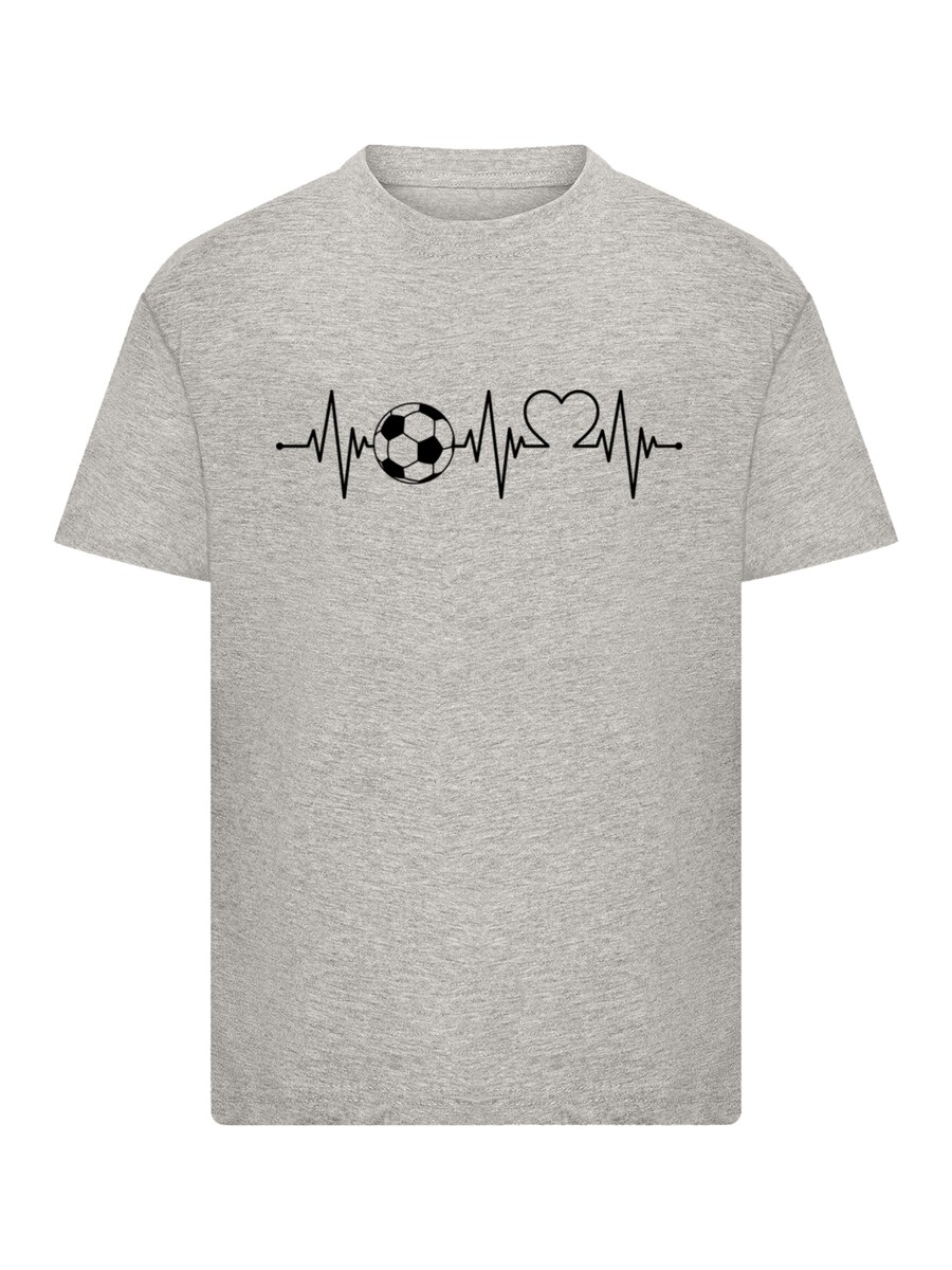

Рубашка F4NT4STIC Heartbeat Soccer, пятнистый серый