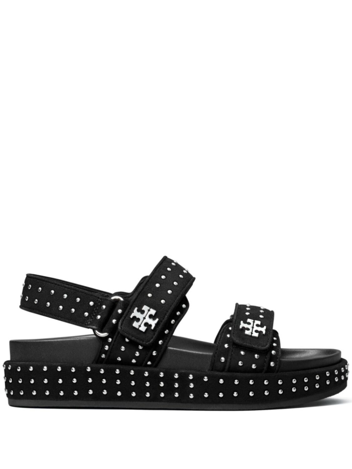 Босоножки Tory Burch Kira с заклепками, черный