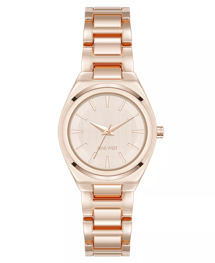 

Женские часы Quartz Minimalist с металлическим сплавом розового золота, 30 мм Anne Klein
