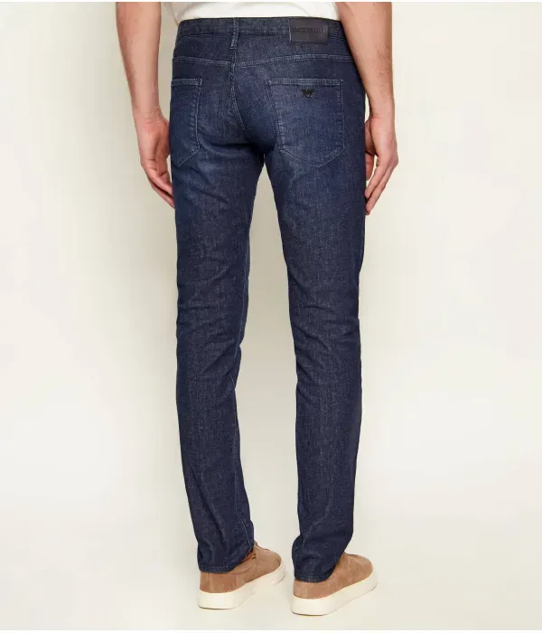 Джинсы j06 slim fit Emporio Armani, темно-синий — фото 4