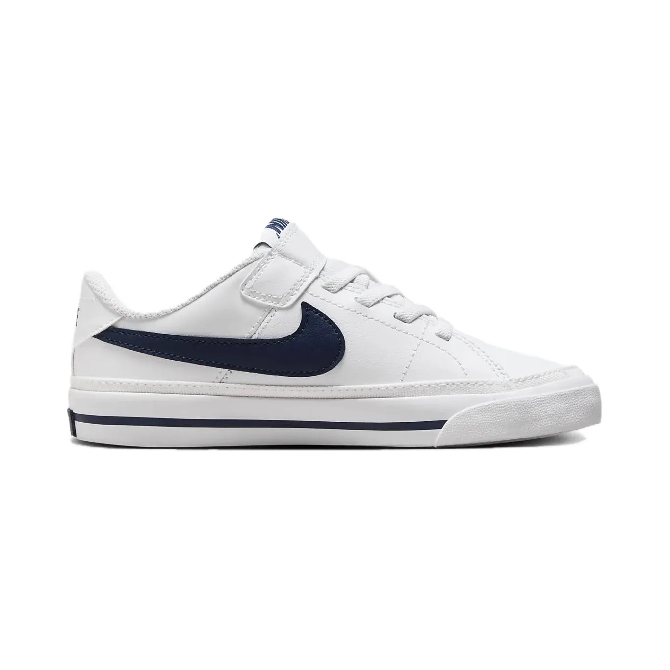 Nike Кроссовки для скейтбординга Court Legacy Low top Kids бело-синие для детей 3-7 лет — фото 3