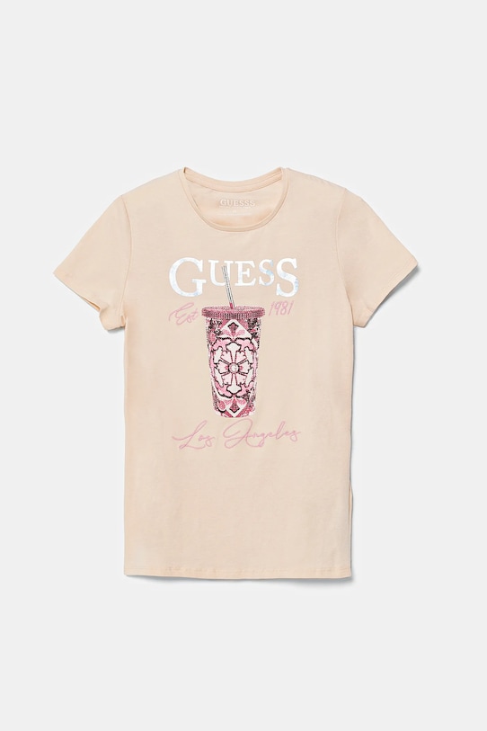 

Детская футболка Guess, бежевый