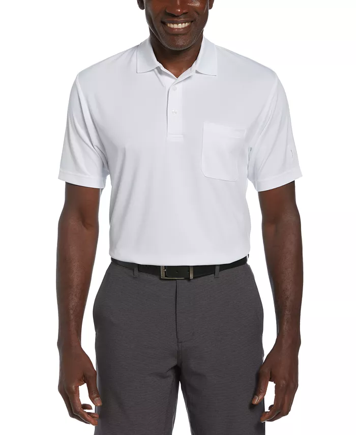 

Мужская поло для гольфа Airflux Solid Mesh с коротким рукавом PGA TOUR, белый