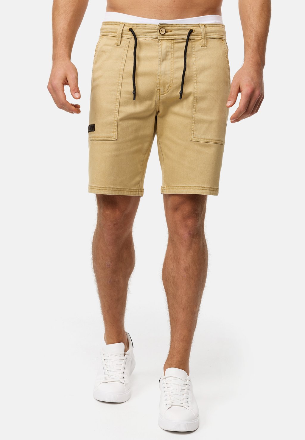 

Джинсовые шорты INDICODE JEANS, бежевый
