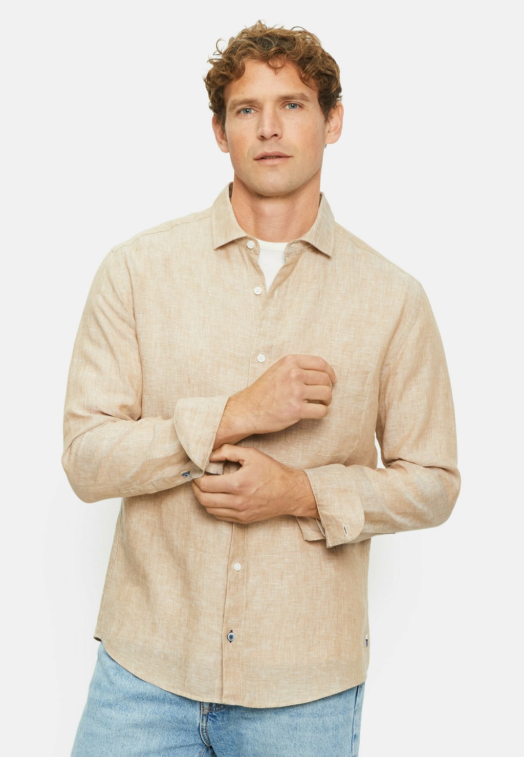 

Рубашка CASUAL REGULAR FIT KENT OLYMP, бежевый