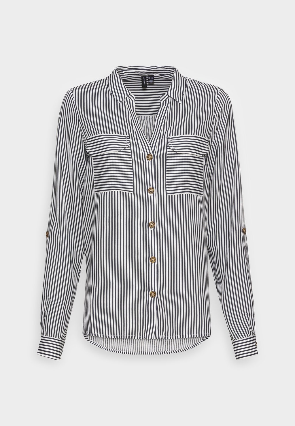

Блузка на пуговицах VMBUMPY SHIRT NEW Vero Moda Tall, белый