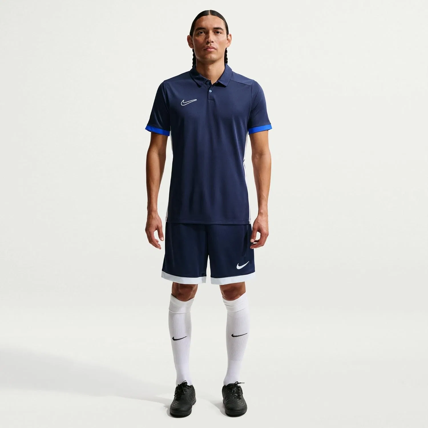 Свитшот Polo Nike, цвет Midnight Navy/Royal Blue/White/White — фото 2