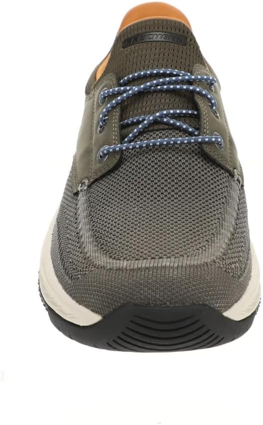 Мужские модные кроссовки Skechers Meroe-Alden, Olive — фото 2