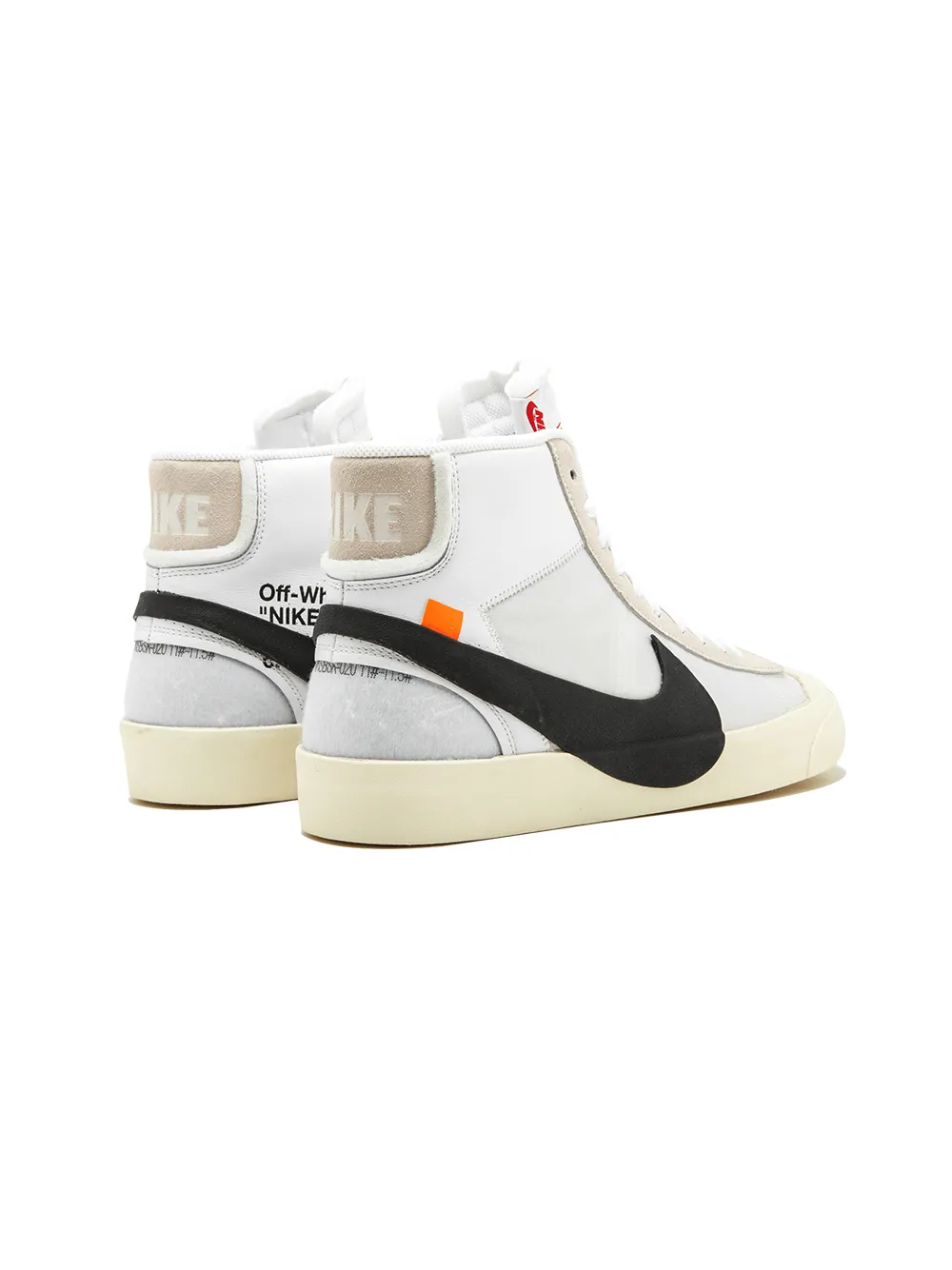 Хайтопы The 10: Blazer Mid Nike X Off-White, белый — фото 3