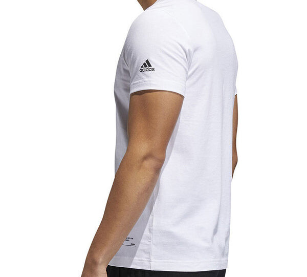 Футболка gfx t china с коротким рукавом футболка мужская белая Adidas, белый — фото 4