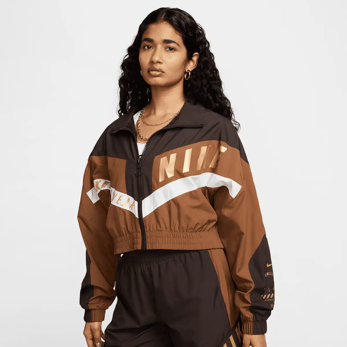 

Куртка Nike Sportswear Woven Jacket, коричневый