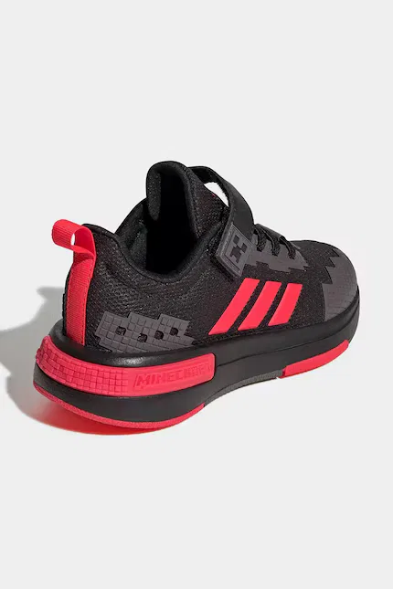 Кроссовки детские с геометрическим узором MINECRAFT PRO Adidas, черный — фото 3
