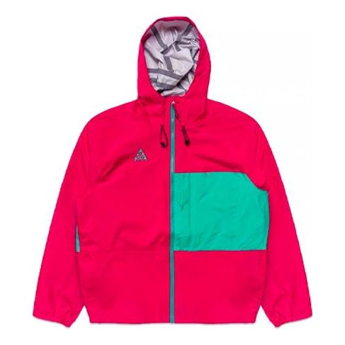 

Куртка outdoor interchange jacket colorblock rose red Nike, красный