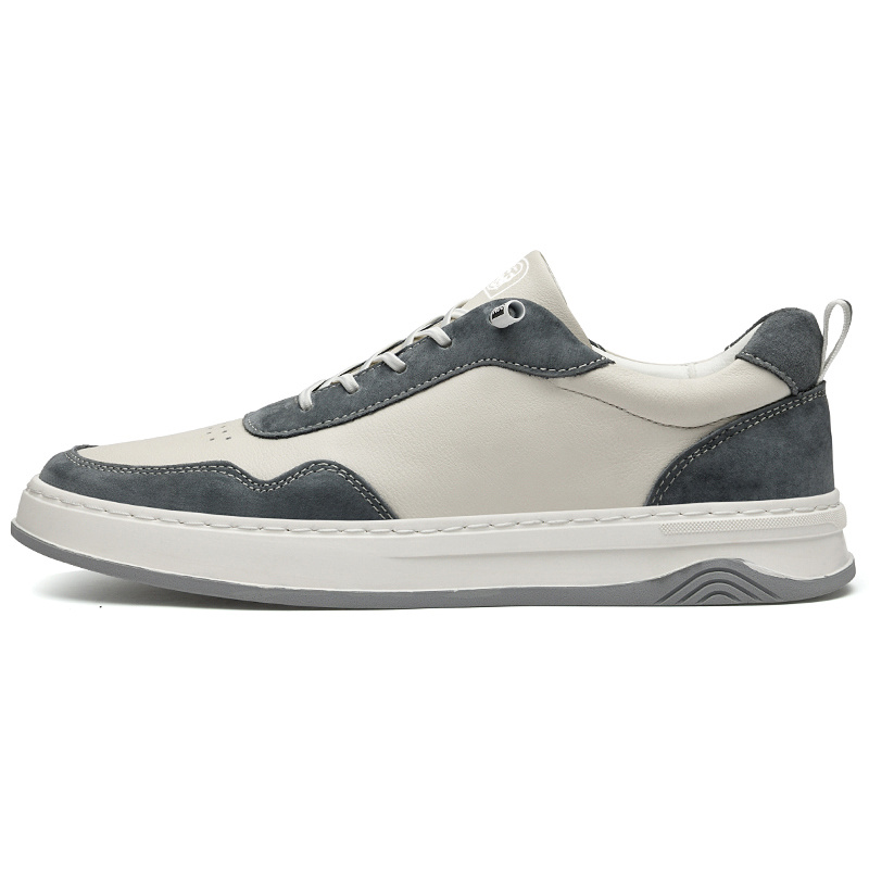 

LAORENTOU Мужские серые лоу-топ скейтборд кроссовки, цвет Gray