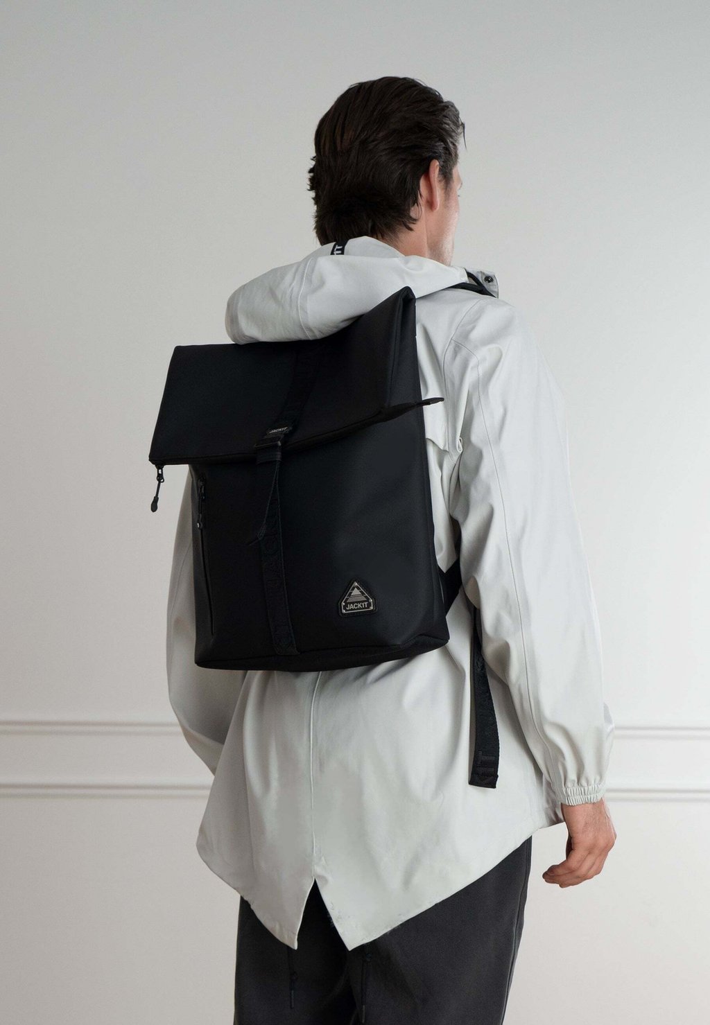 

Рюкзак ROLL TOP UNISEX BACKPACK BADGE EDITION JACK1T, черный