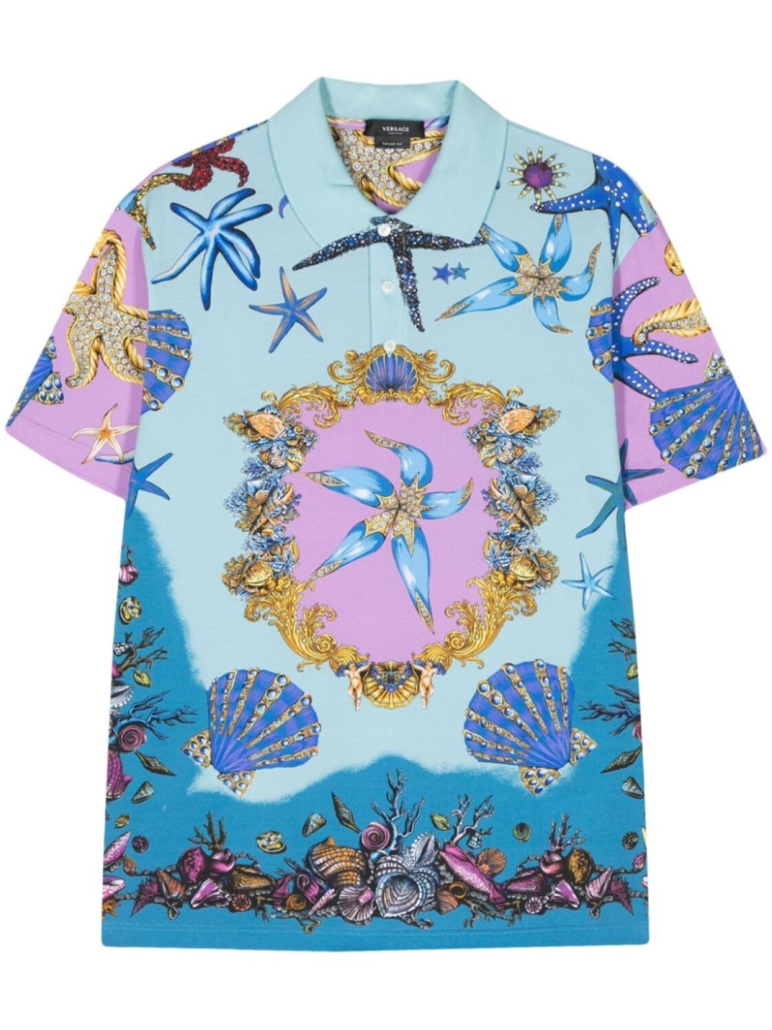 

Versace рубашка поло Les Tresors de la Mer, синий