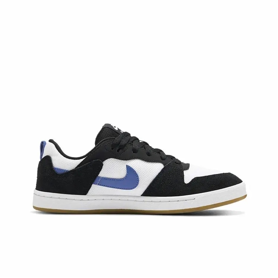 Nike Кроссовки низкие SB Alleyoop детские повседневные black white blue — фото 3
