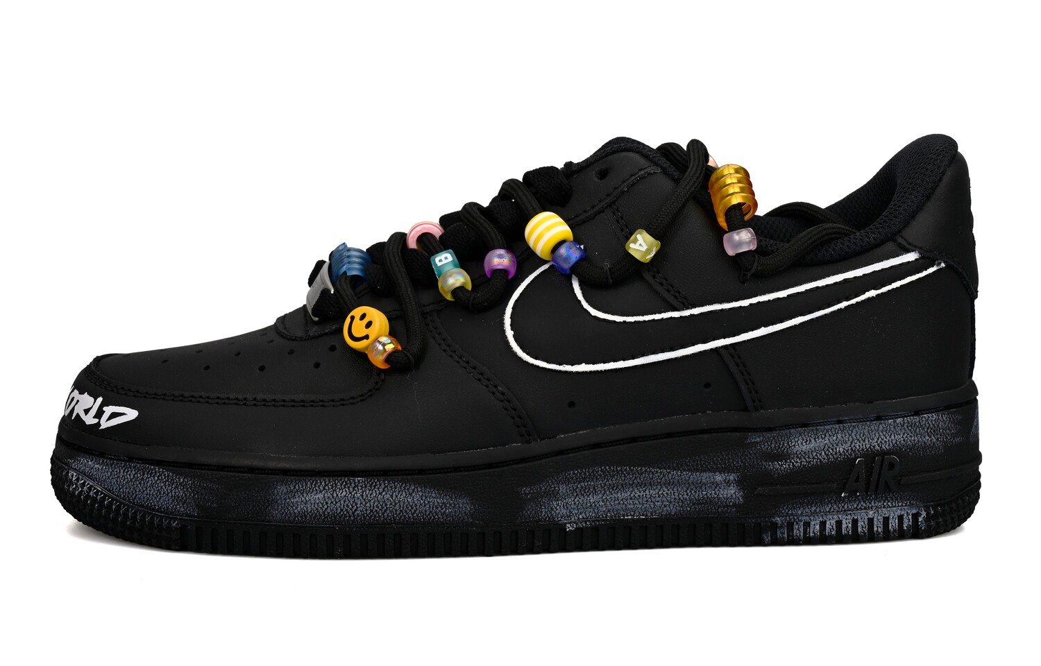 

Кроссовки Nike Air Force 1 Skateboard Shoes Women's Low-Top Black, Черный, Кроссовки Nike Air Force 1 Skateboard Shoes Women's Low-Top Black