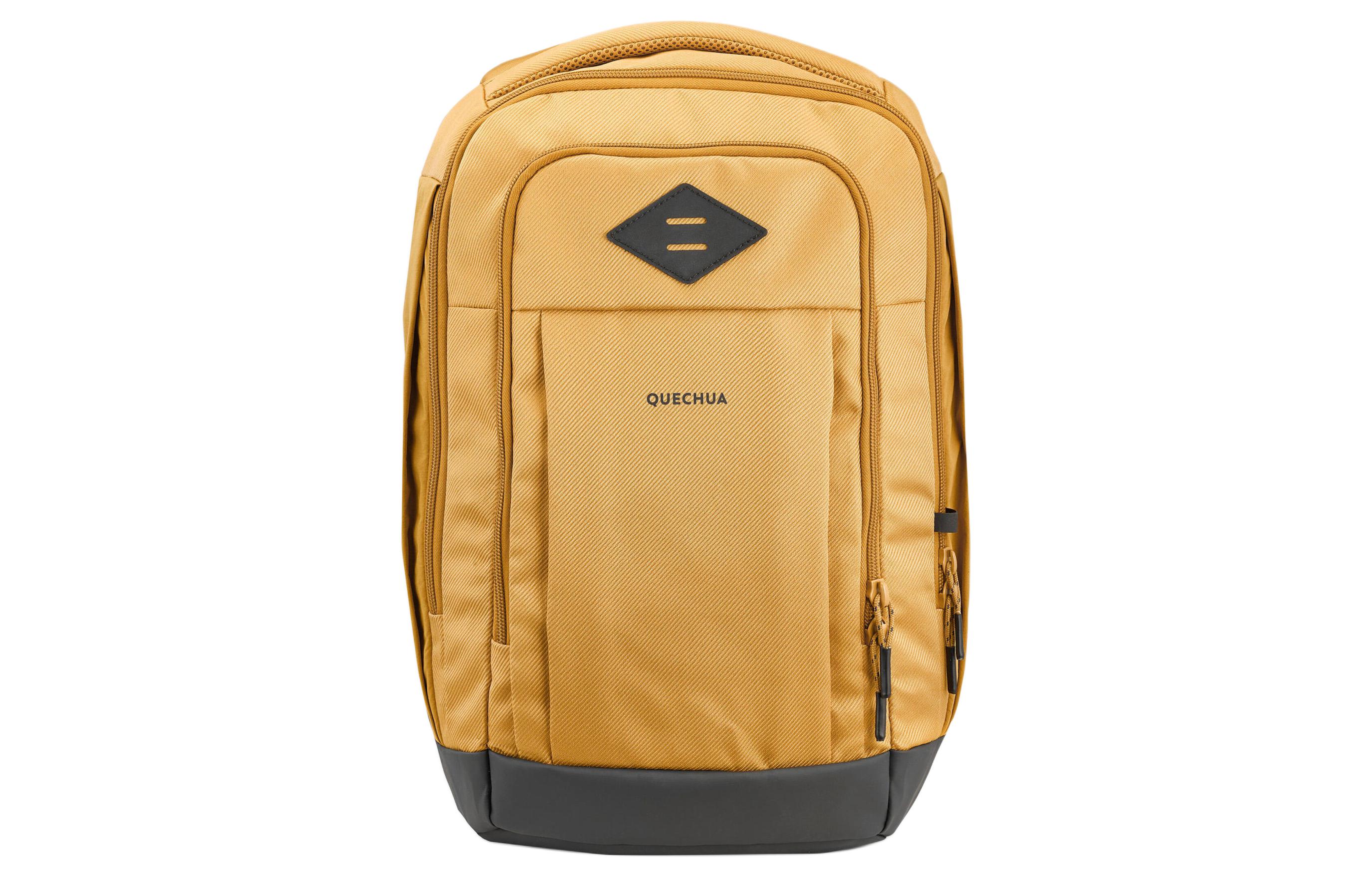 

Горный рюкзак из полиэстера унисекс DECATHLON, коричнево-желтый