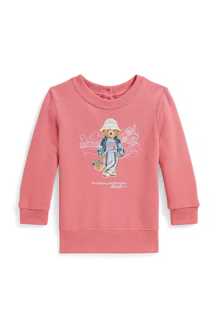 Худи детское розовое, Polo Ralph Lauren