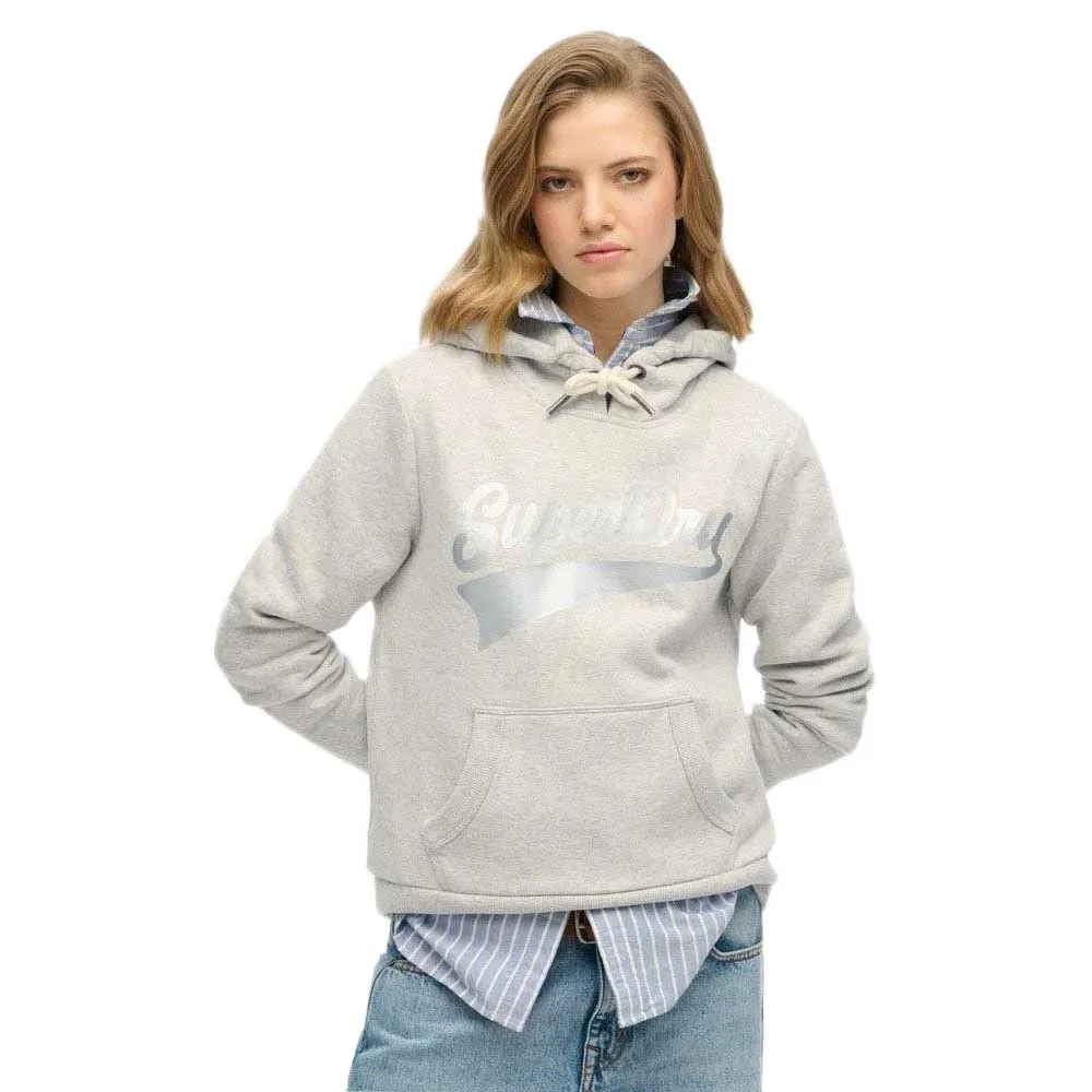 

Худи Superdry Super Athletics, серый