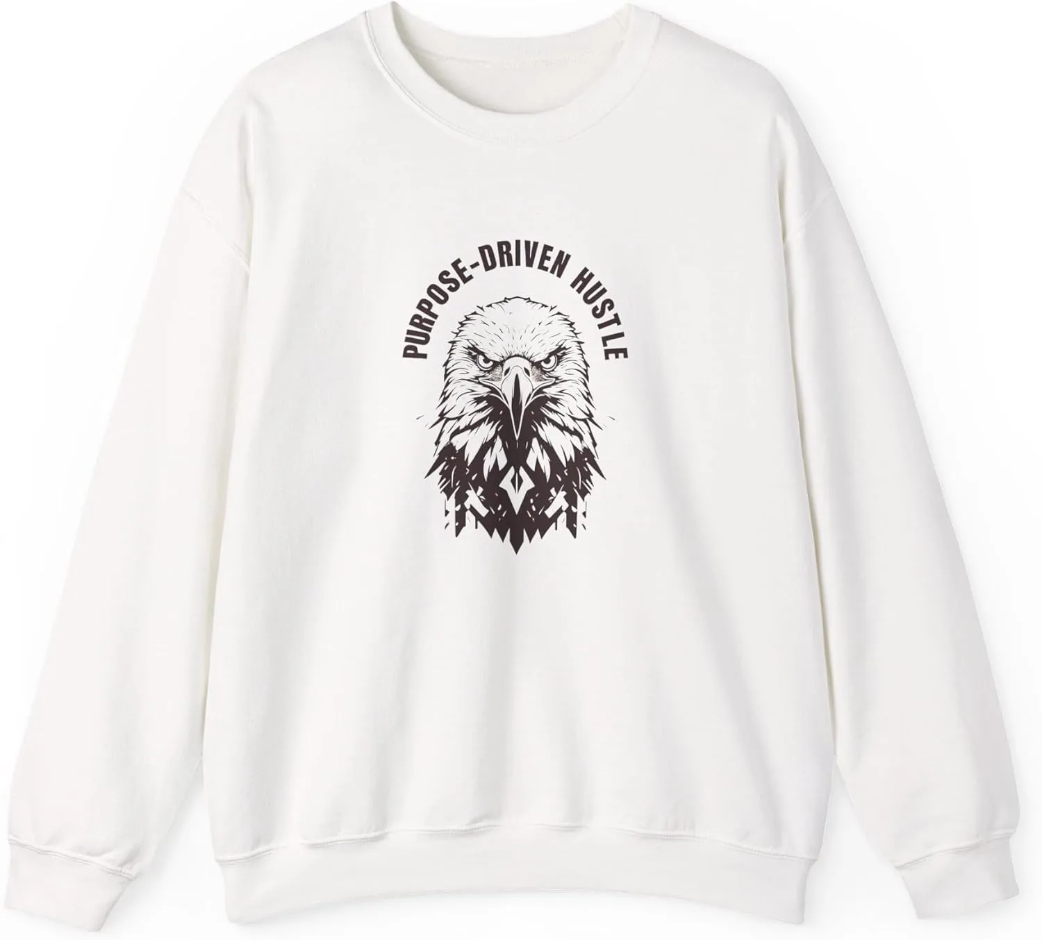 

Толстовка Purpose-Driven Hustle с мотивирующим принтом Eagle Good Vibes Alpha