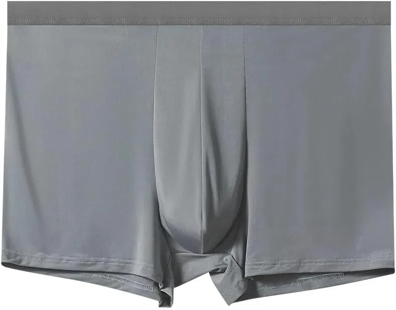 Боксеры из льняного шелка, Large Size, Light Green
