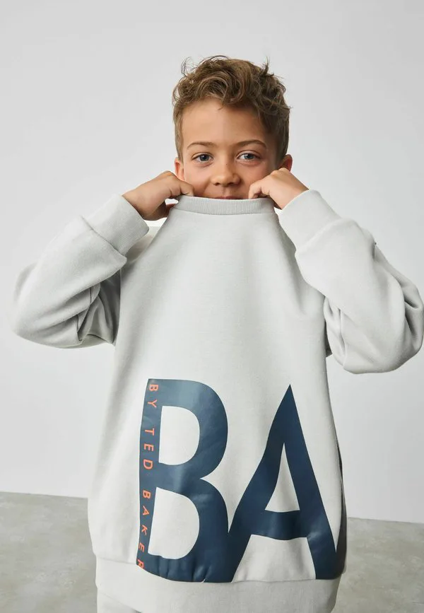 Спортивный костюм стандартного кроя с графическим принтом в виде букв. Baker By Ted Baker, Grey — фото 4