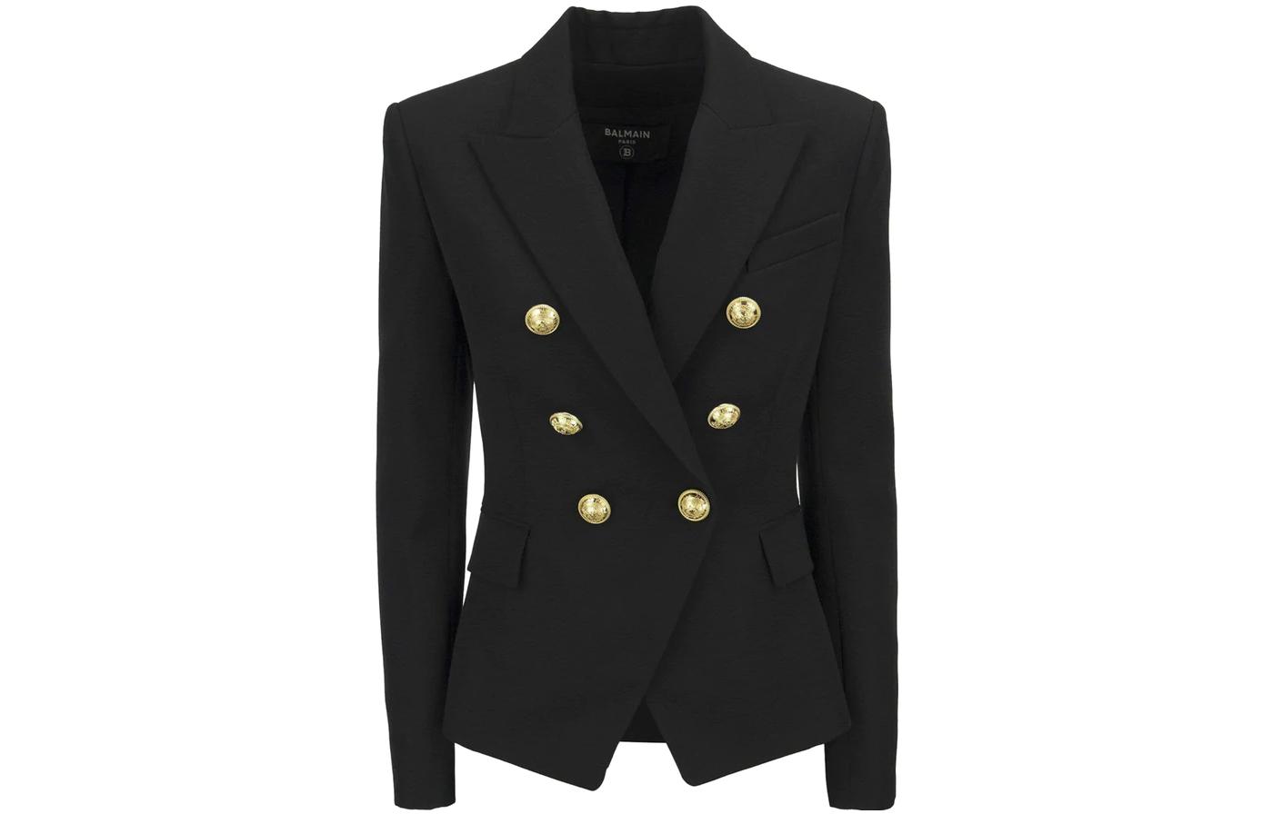 

BALMAIN Женский деловой пиджак, Black