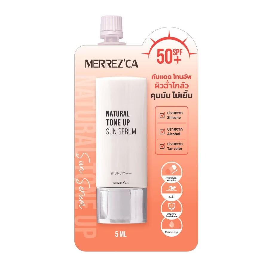 

Merrez'Ca Натуральная солнцезащитная сыворотка Tone Up SPF50+ PA++++ 5 мл