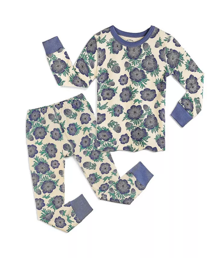 

Пижама для малышей из 100% хлопка Fair Fit, облегающая, комплект из 2 предметов Mightly, фиолетовый