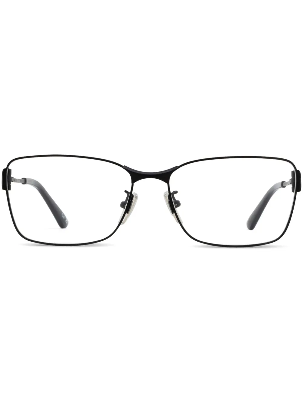 

Очки в прямоугольной оправе Balenciaga Eyewear, черный