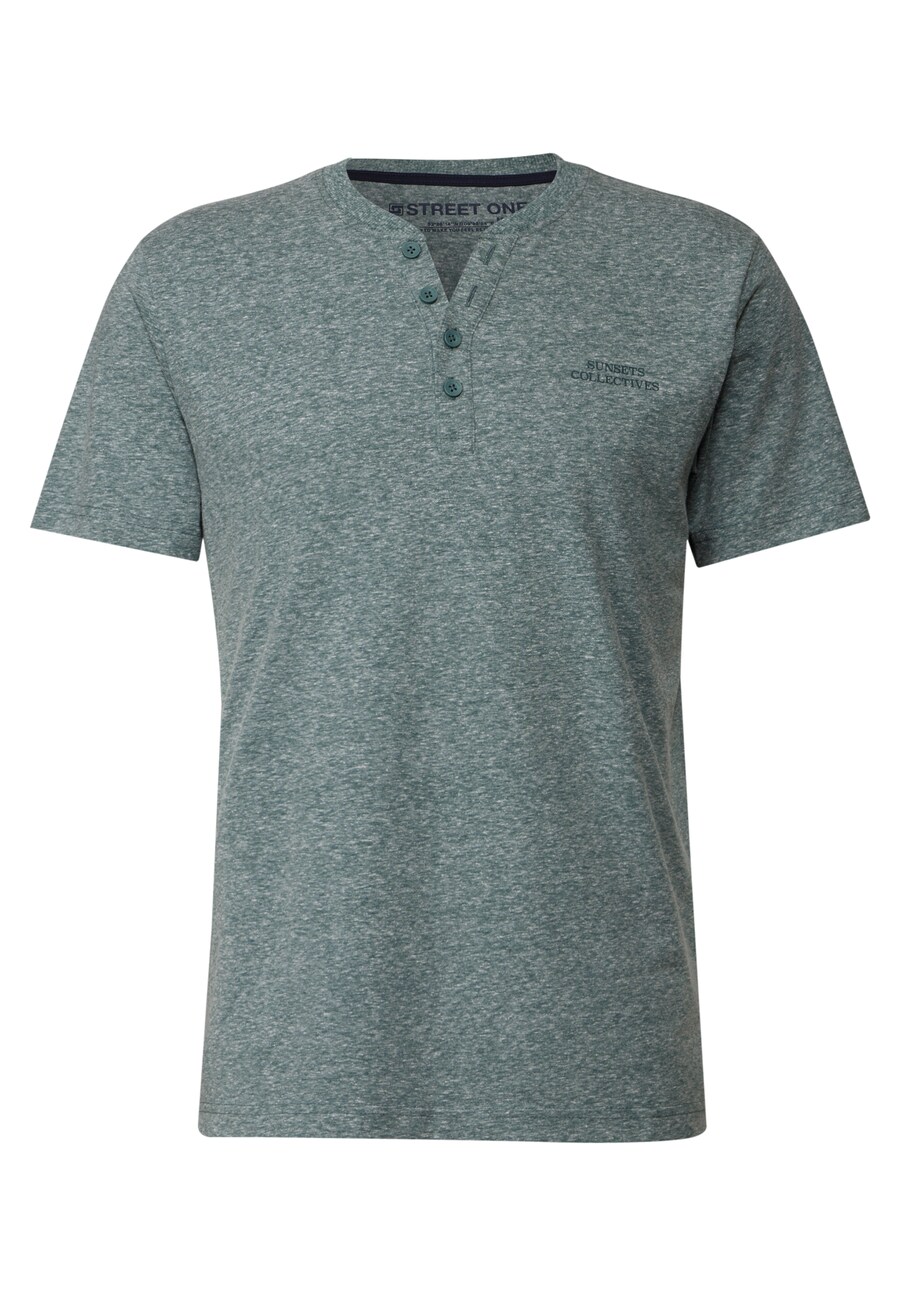 

Рубашка Street One MEN, цвет mottled green