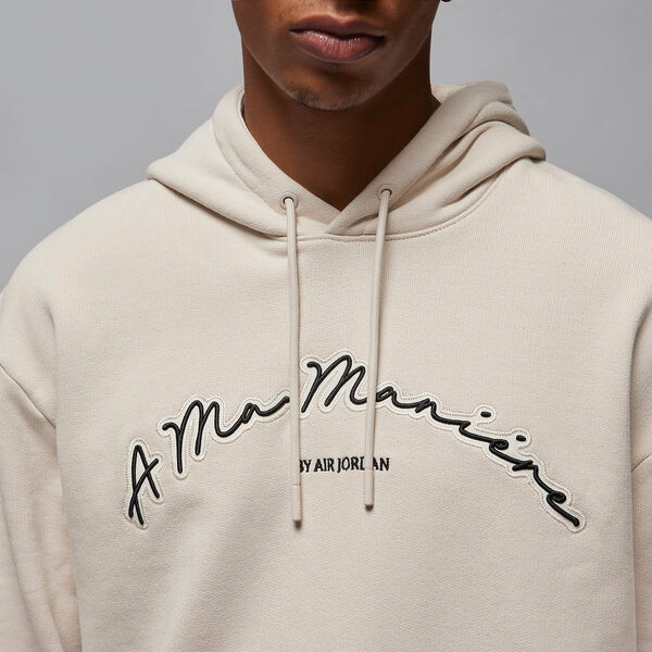 Толстовка Air Jordan x A Ma Manire Fleece Hoodie 'Light Orewood Brown', коричневый — фото 2