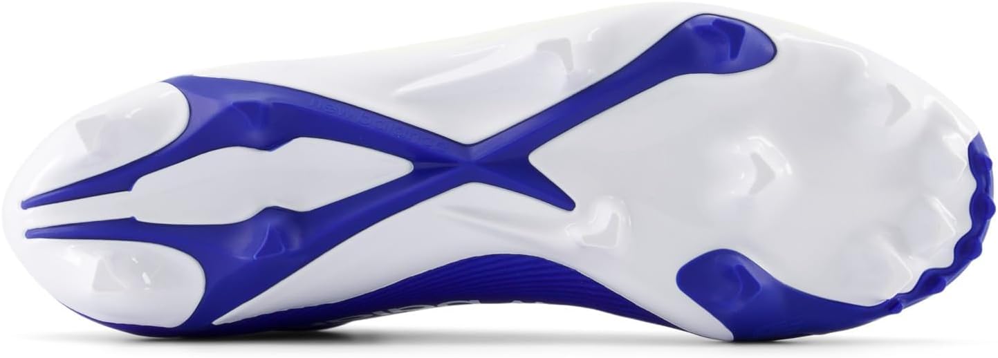 Кроссовки New Balance Burnx4 Lacrosse для мужчин и женщин, белый/синий — фото 3
