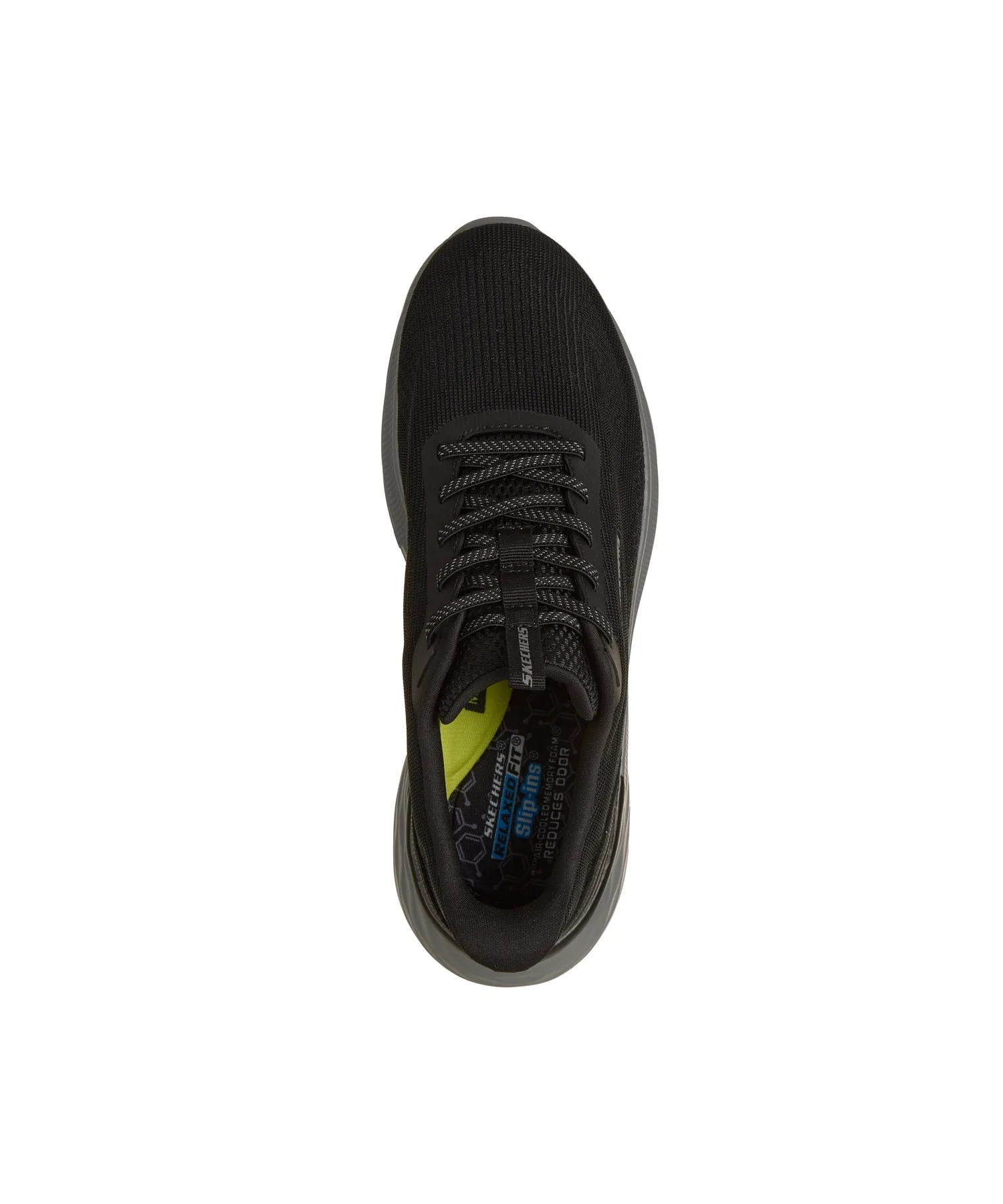 Мужские кроссовки без шнуровки Skechers Hands Free Slip-ins Relaxed Fit Garner Ellis оливковые — фото 2