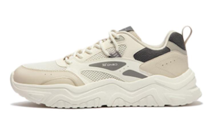 

361° Мужские повседневные низкие кеды экрю с амортизацией, противоскользящей подошвой и устойчивостью к износу, цвет Ecru