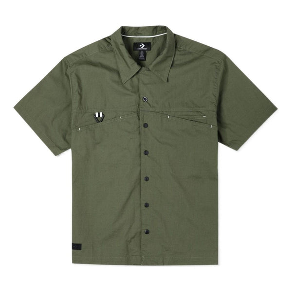 

Рубашка layering shirt 'olive green' Converse, зеленый