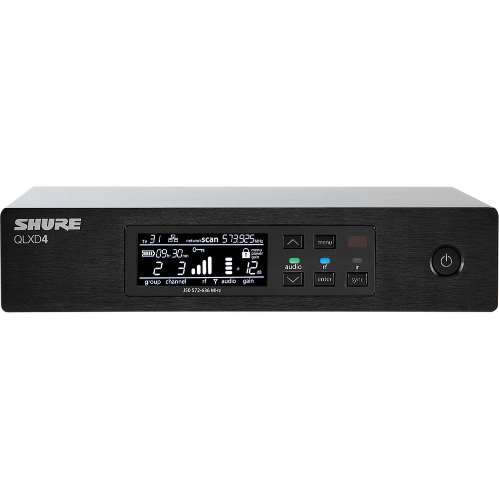 

Беспроводной приемник Shure QLXD4 Digital Wireless Receiver QLXD4-G50