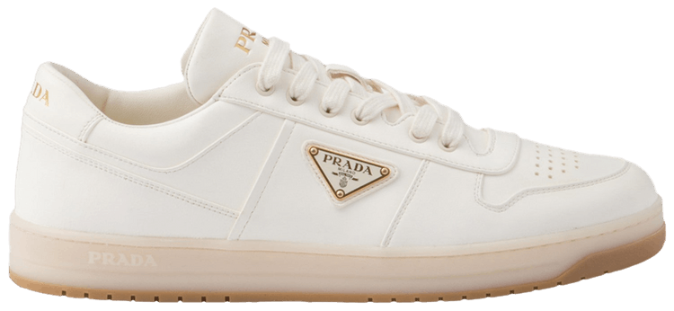 

Кроссовки Prada Downtown Leather 'Ivory', кремовый
